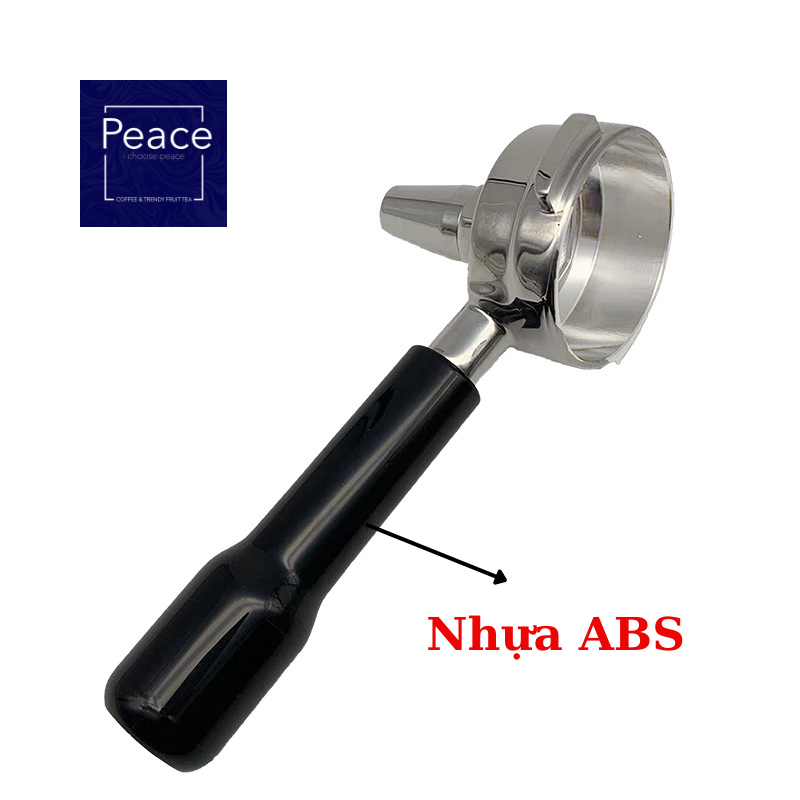 Tay cầm pha trà sử dụng cho máy pha cà phê phù hợp 58mm, tay pha trà cán nhựa ABS PEACE COFFEE
