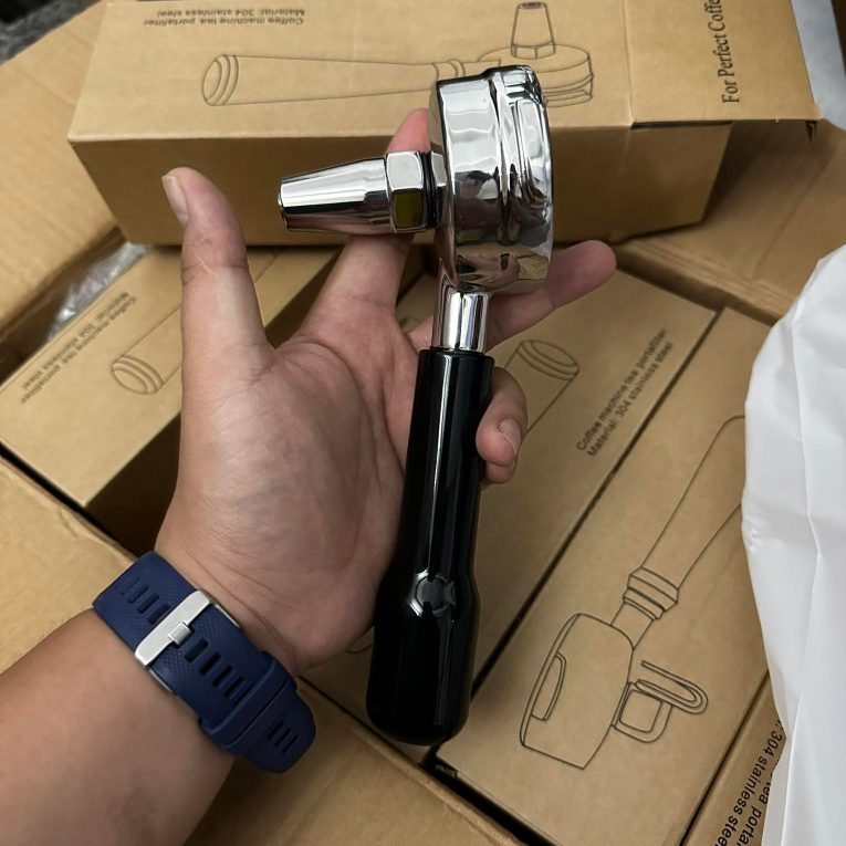 Tay cầm pha trà sử dụng cho máy pha cà phê phù hợp 58mm, tay pha trà cán nhựa ABS PEACE COFFEE