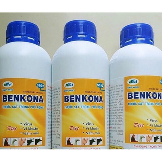 Thuốc sát khuẩn và khử trùng diệt cho cây trồng và chuồng trại BENKONA,chai 1000ml