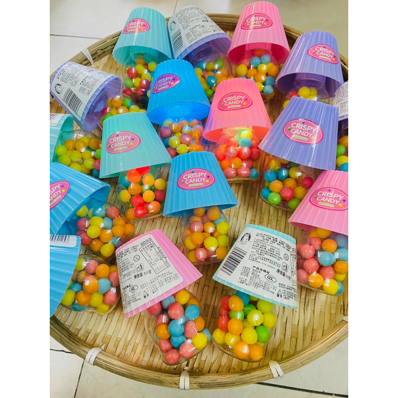 Kẹo đồ chơi trái cây, cây nấm có đèn vỹ 16 cái_ Tấn Hưng Store chuyên sỉ