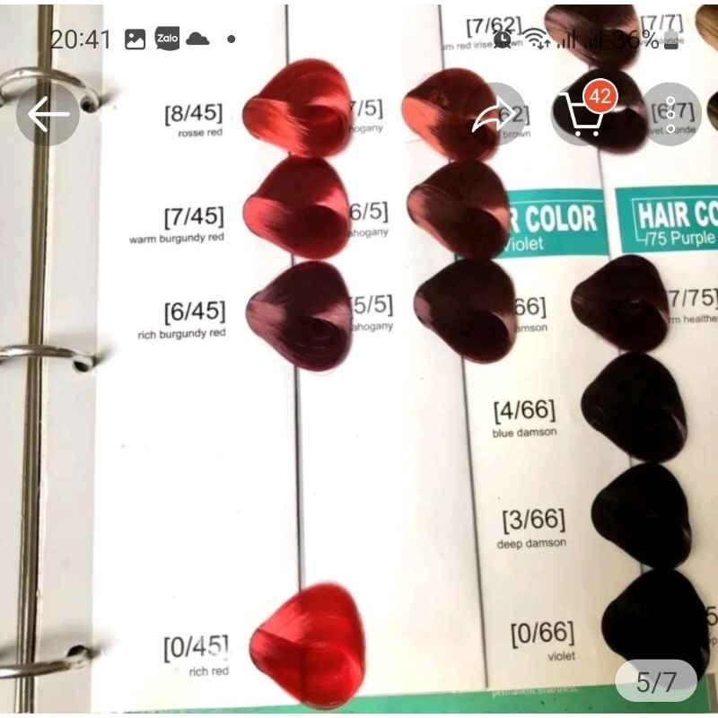 Nhuộm tóc topty kèm oxi 100ml