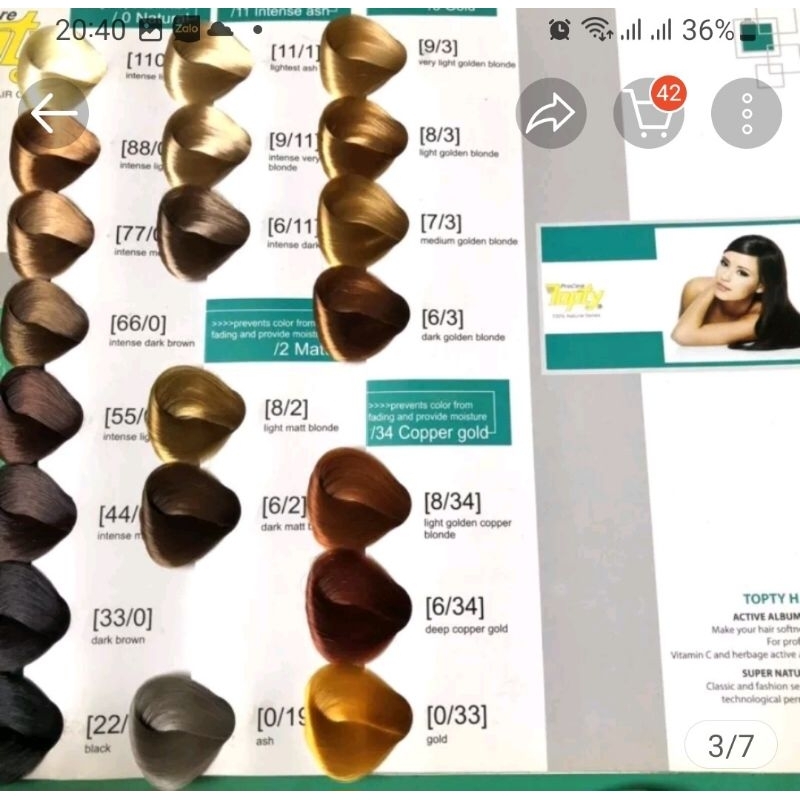 Nhuộm tóc topty kèm oxi 100ml