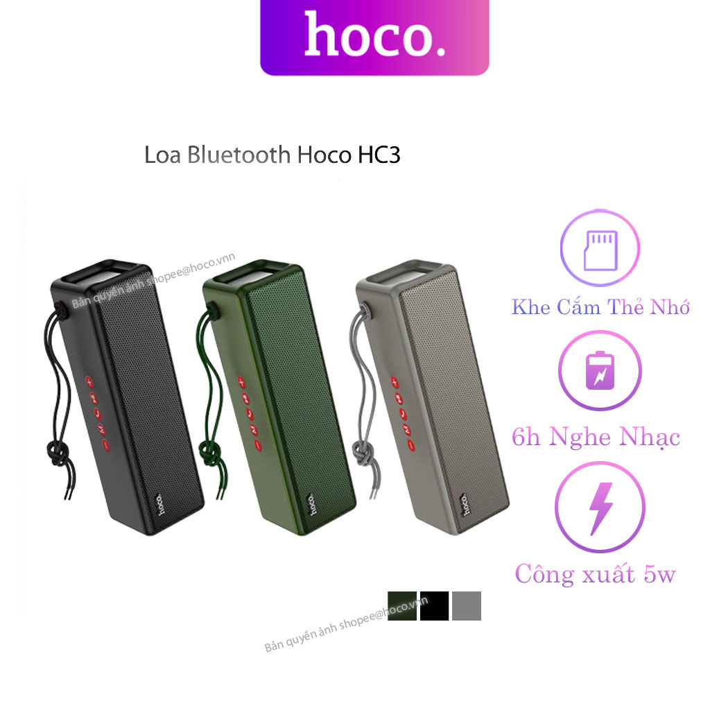 Loa Bluetooth Hoco HC3 Hát Siêu Hay Nghe 5 Giờ