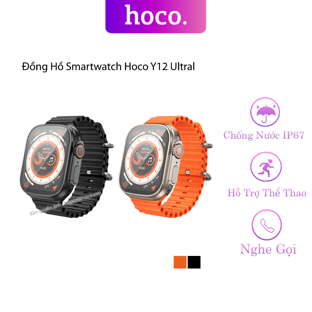 Đồng Hồ Thông Minh Hoco Y12 Smartwatch