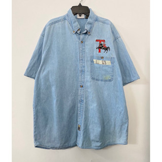 Áo Sơ Mi Chicano 2hand tay ngắn fullsize L1