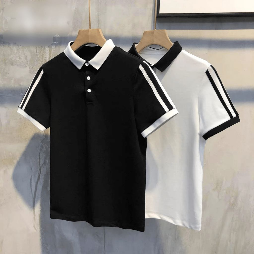 Áo thun nam có cổ chất thun cá sấu cotton cao cấp, áo polo nam hotrend AT263