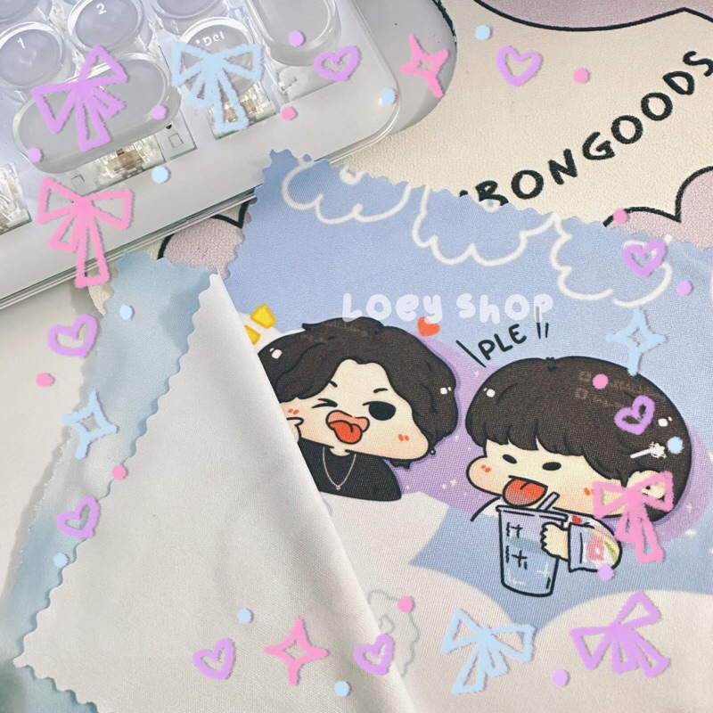 KHĂN LAU KÍNH IN THEO YÊU CẦU 1C/1 MẪU