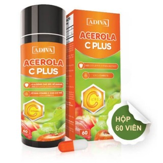 Viên uống bổ sung vitamin c adiva acerola c plus 60 viên