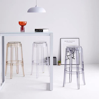 Ghế quầy bar Modern Chair trong suốt, ghế cao tầng chất liệu acrylic