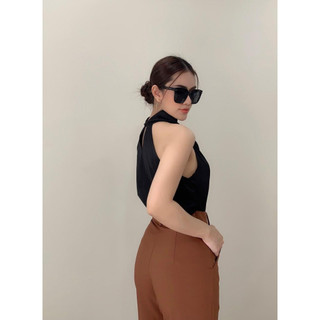 Áo yếm phi lụa 2 màu sang chảnh