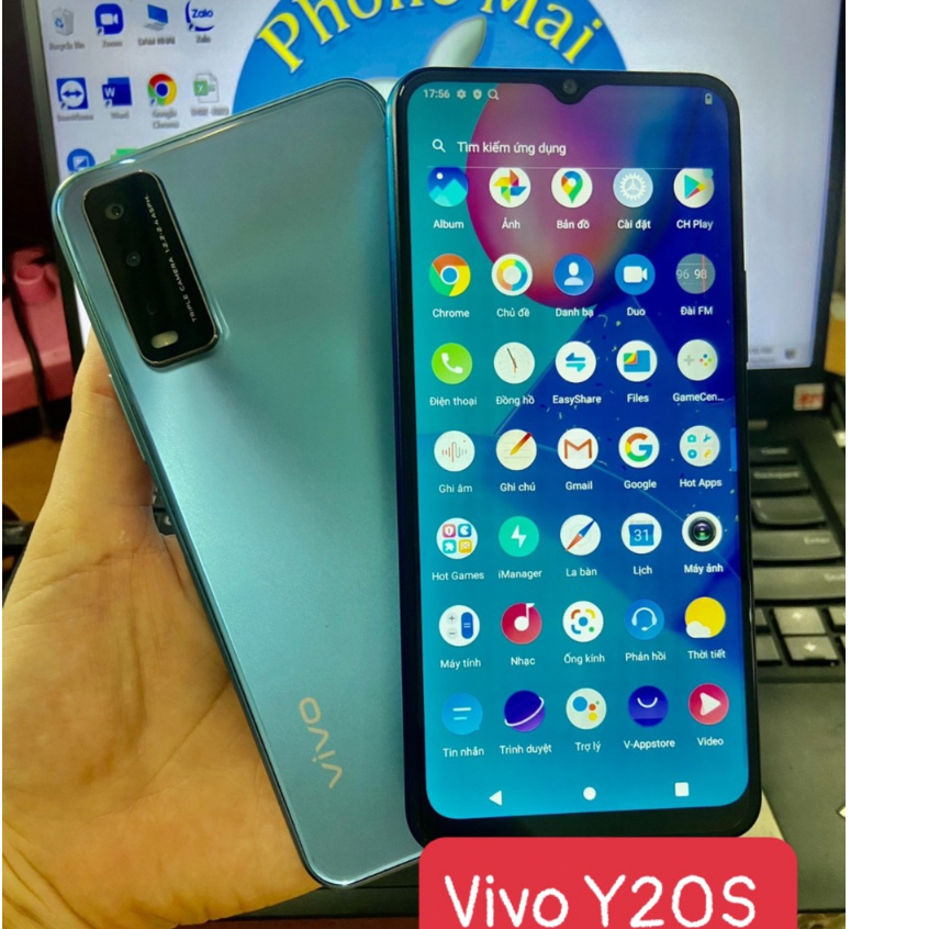Điện thoại Vivo Y20s 2sim ram 6G rom 128G Màn hình: IPS LCD6.51"HD+, Cày Game nặng mượt