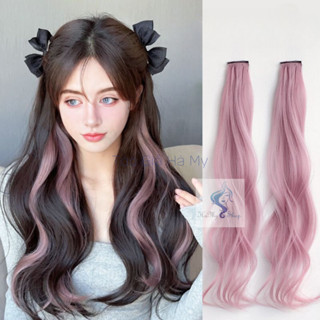 Tóc giả Kẹp Light Xoăn Highlight Màu Hot trend Cá Tính