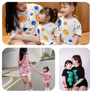Áo mẹ và bé nhiều hình