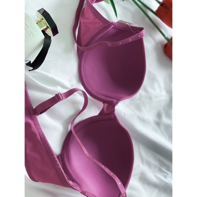 Áo ngực bigsize trơn màu tím size 75B