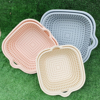 Set 3 bộ thau rổ nhựa việt nhật siêu đẹp tiện lợi
