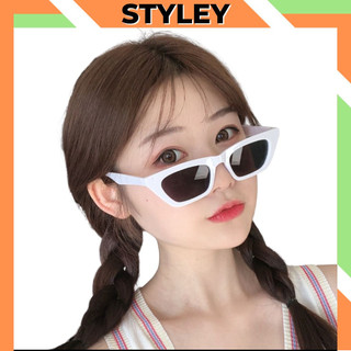 Kính râm mắt mèo chống tia UV dễ thương, Kính mát nam nữ phong cách retro cute và cá tính STYLEY K016