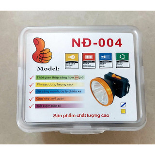 Đèn pin đội đầu NĐ-004, đèn soi ếch, bắt cá