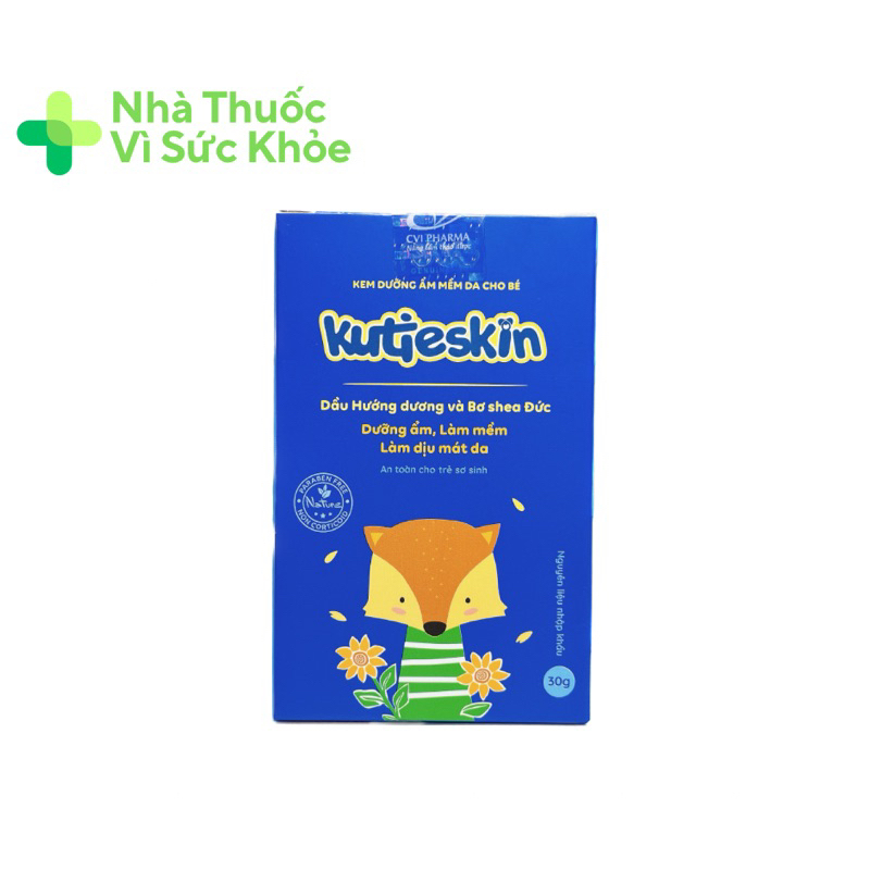 ✅[Chính hãng] Bộ 3 KutieSkin cho bé - Kem chàm sữa, kem dịu mẩn ngứa, kem dưỡng ẩm cho trẻ sơ sinh và trẻ nhỏ