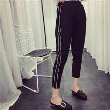 Quần thể thao óng suông 2 sọc vài poly mịn và siêu mát