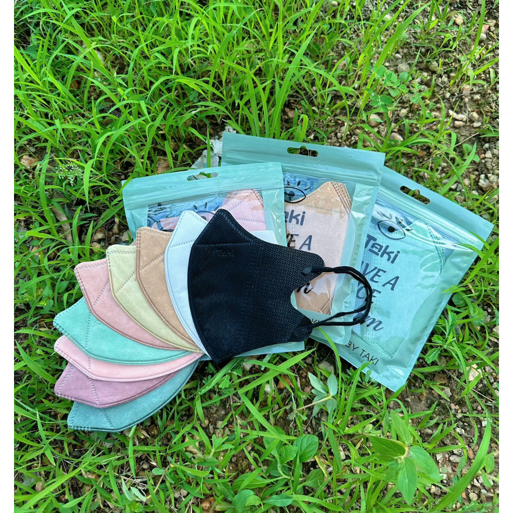 Thùng 100 Cái Khẩu Trang 5D Thái Lan 3 Lớp Kháng Khuẩn Dày Dặn Nhiều Màu