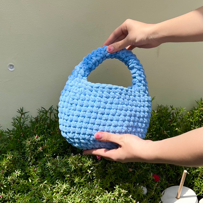 Mandu Bag - Túi Bánh Bao móc len handmade crochet by Mếu Máo