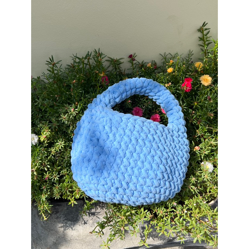 Mandu Bag - Túi Bánh Bao móc len handmade crochet by Mếu Máo
