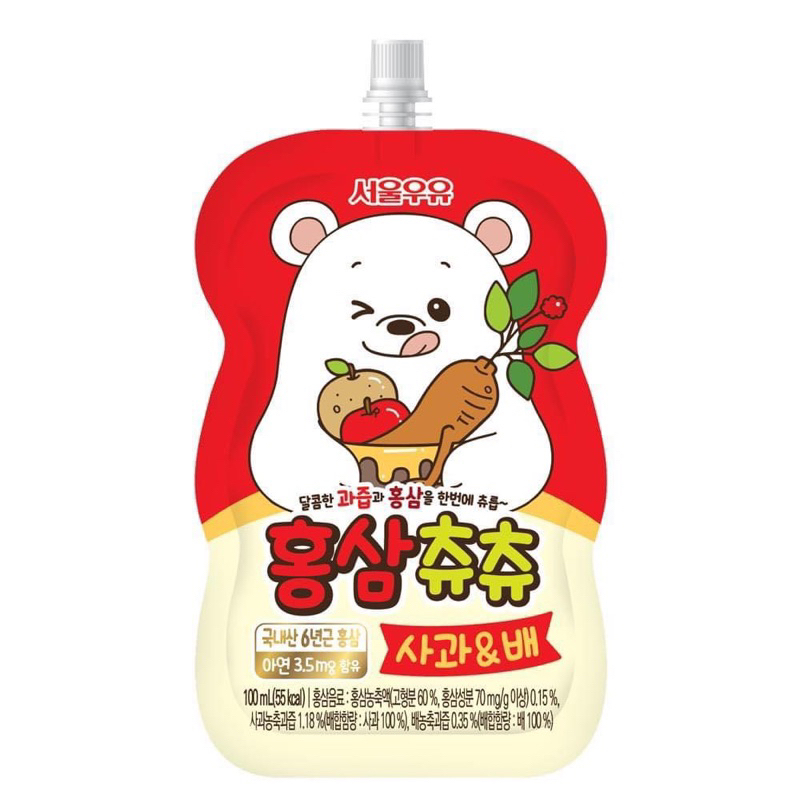 HỒNG SÂM CHUCHU CHO BÉ HÀN QUỐC