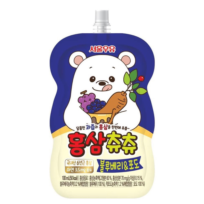 HỒNG SÂM CHUCHU CHO BÉ HÀN QUỐC