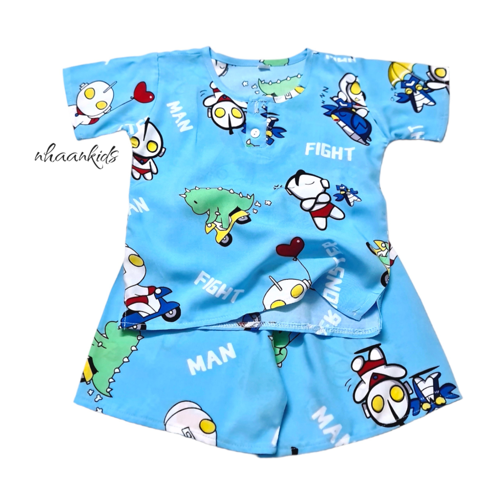 BỘ TOLE/LANH 2 DA TAY NGẮN BÉ TRAI - NHÀ AN KIDS