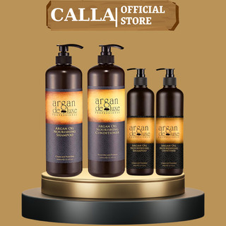 Cặp Dầu Gội Xả ARGAN OIL DELUXE 1000ML * 2 Phục Hồi Tái Sinh Mầm Tóc Hương Nước Hoa | Calla Official