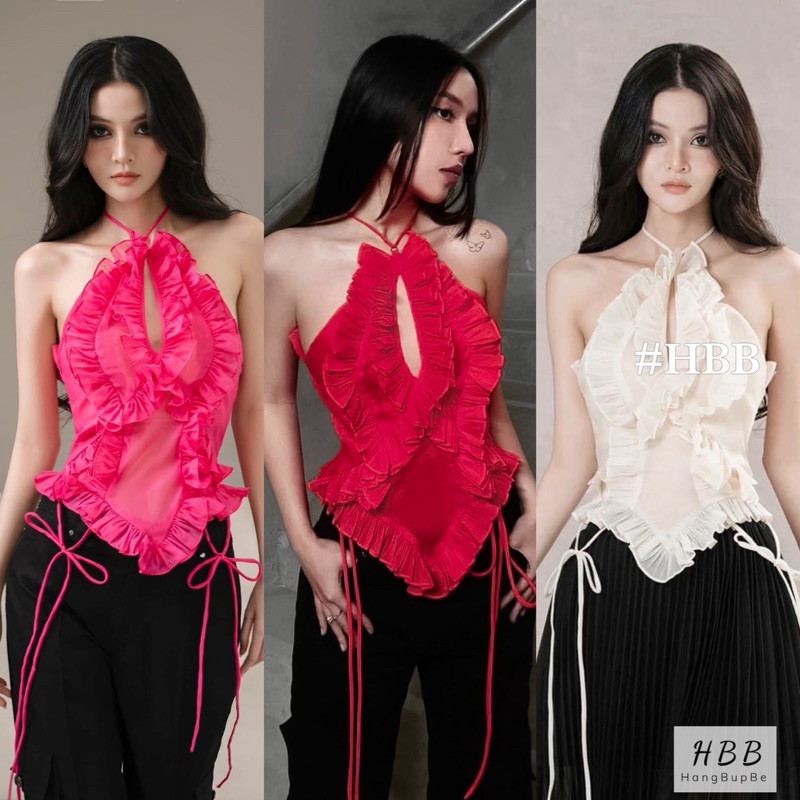 Áo yếm tua rua khoét ngực sexy gợi cảm cá tính