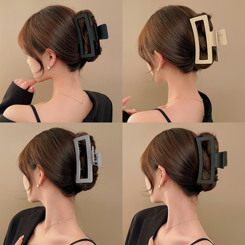 Kẹp tóc càng cua SODALY cặp tóc càng cua hình vuông size lớn