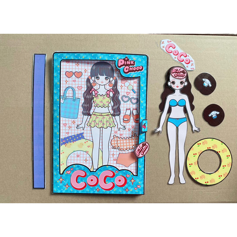 Ngôi nhà búp bê giấy - Cô bé thời trang