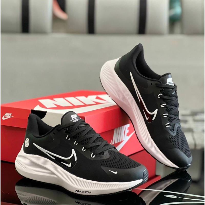 Giày sneaker zoom fly 8 đen trắng