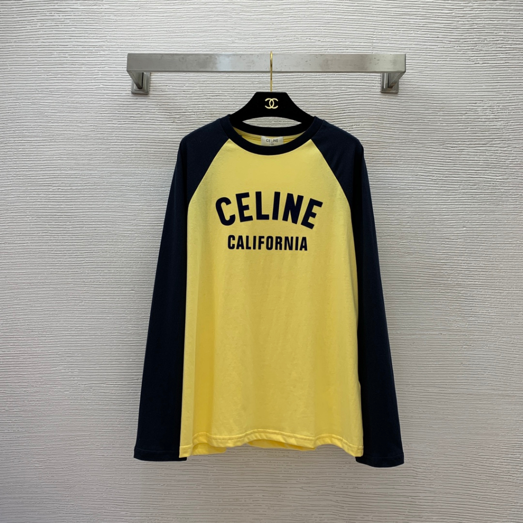 Áo thun dài tay nữ cao cấp Celine Celin thiết kế đơn giản, cá tính