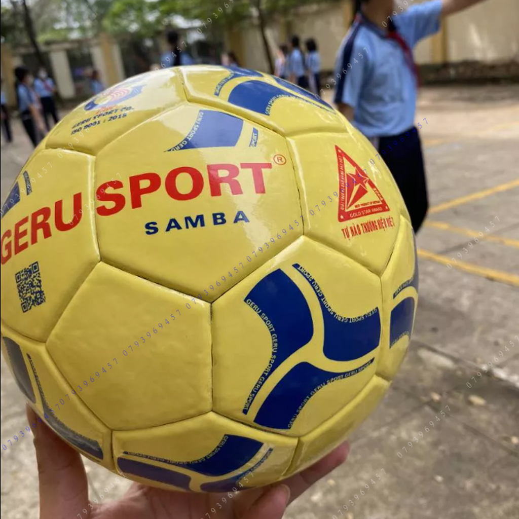 Quả bóng đá 2030 GERU SAMBA Loại da dán kích thướt size số 4 phù hợp cho futsal và sân cỏ nhân tạo