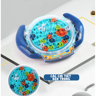 Đồ chơi đĩa mê cung bánh răng 3D, đồ chơi cân bằng và rèn luyện sự tập trung cho bé
