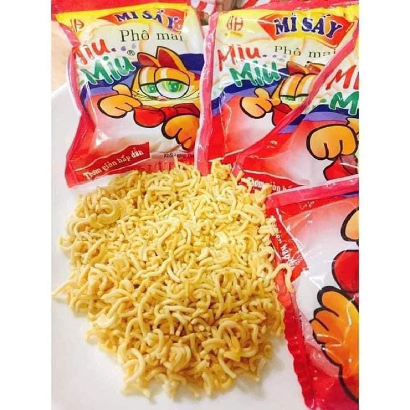 Mì tôm ăn liền trẻ em , mì miu miu