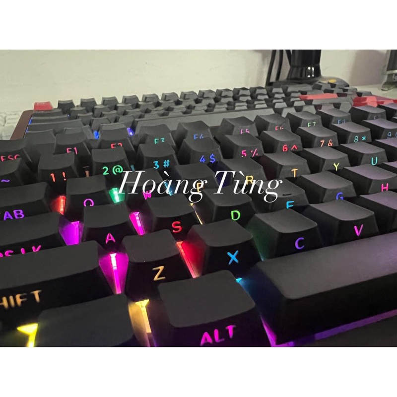 [Hàng Có Sẵn/Freeship] KEYCAP LEOBOG A25 CHERRY PROFILE | PBT DOUBLESHOT XUYÊN LED | BigBuy360 - bigbuy360.vn