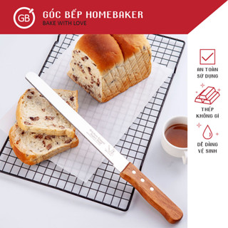 Dụng Cụ Cắt Bánh - Dao Cắt Bánh Mì Có Răng Cưa - Cắt Bánh Bông Lan GBOT011