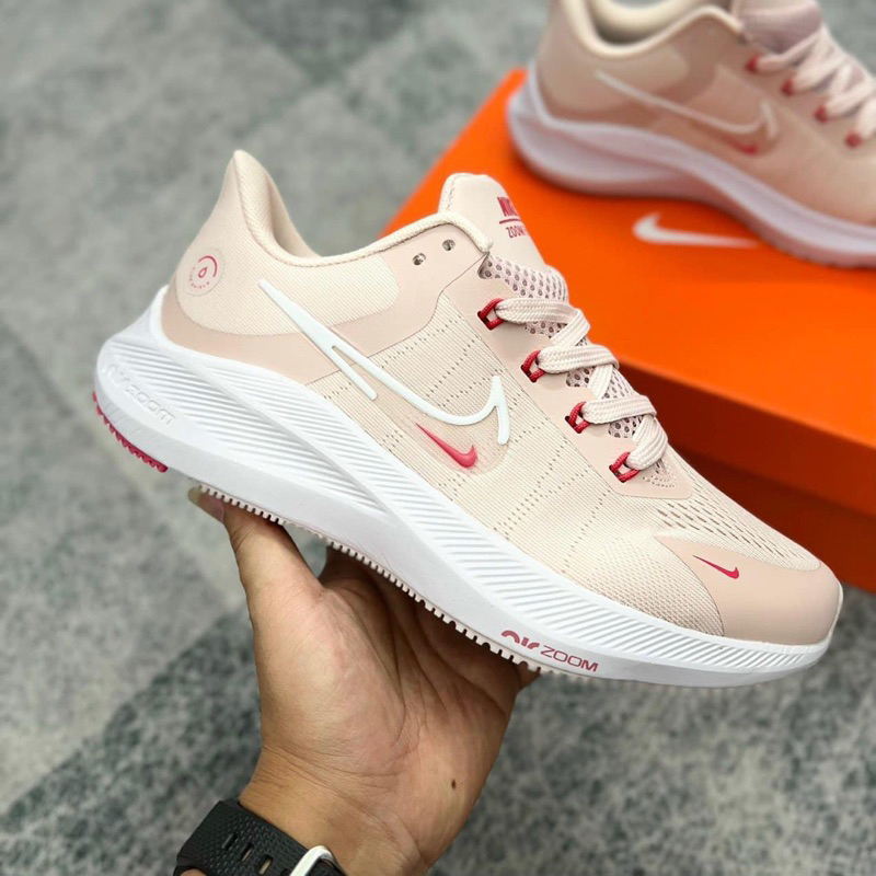 Giày sneaker zoom fly 8 hồng nude