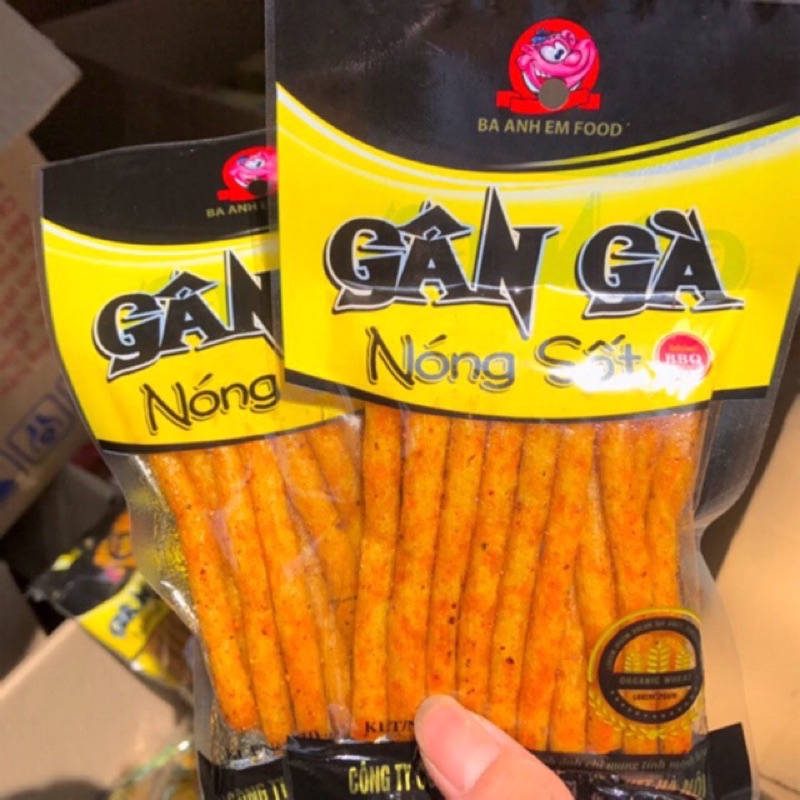 1 Snack Gói Gân Gà Nóng Sốt