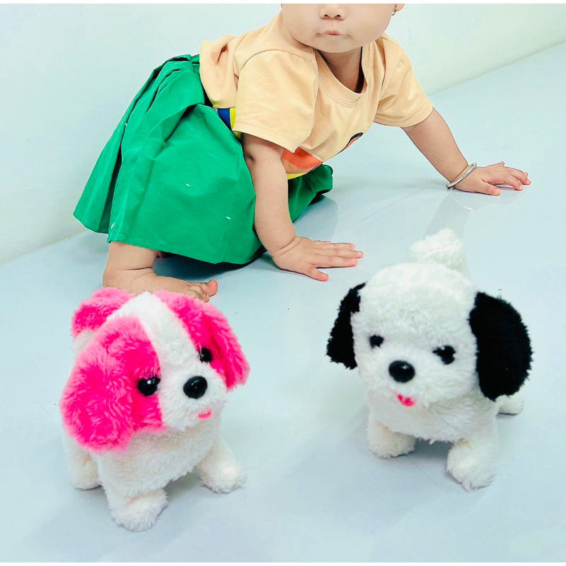 Chó Bông Biết Đi, Vẫy Đuôi, Biết Kêu Cực Cute