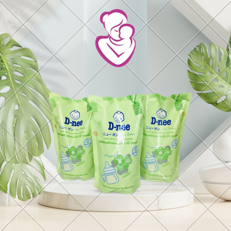 Combo 3 túi nước rửa bình sữa Dnee