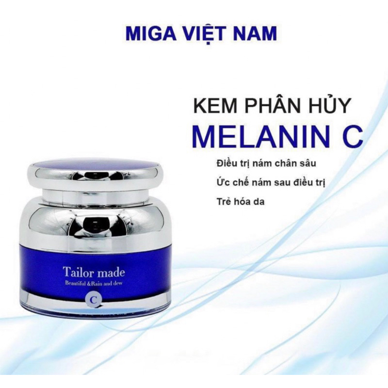 Kem phân huỷ Melannin C Tailer Made 30g Xanh dương