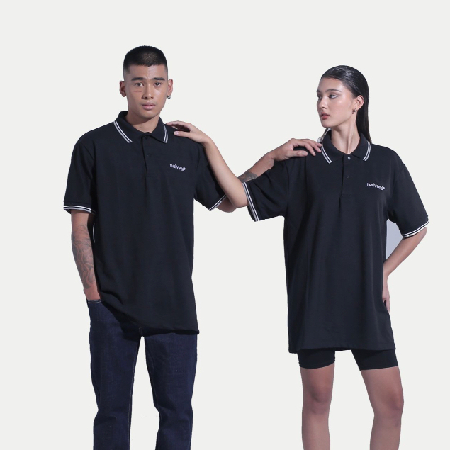 Áo Polo Nam Nữ vải thun cao cấp logo NAIVETÉ