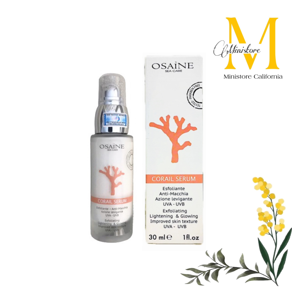 TINH CHẤT OSAINE CORAIL SERUM - TINH CHẤT DƯỠNG SÁNG DA TỰ NHIÊN [30mL]
