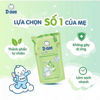 Combo 3 túi nước rửa bình sữa Dnee