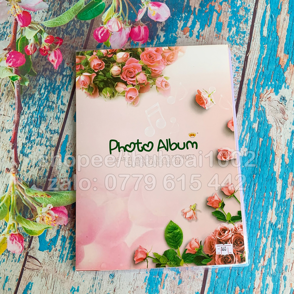 Album bìa ép dẻo 2 ô đựng 160 ảnh 13x18 ( đọc kỹ mô tả sản phẩm )