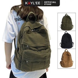[Hàng mới về] Balo vải cao cấp thời trang KAYLEE balo nữ mẫu mới năm 2023 hottrend KT 34x32x13cm BLV15